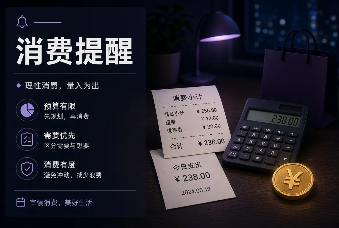 消费提醒栏目图